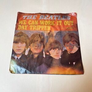 The‎ Beatles We Can Work It Out Day Tripper 45 RPM Record Capitol 5555